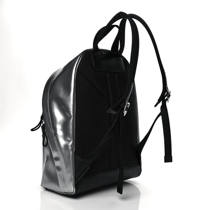 Burberry Coated Canvas Jett Backpack Silver 2 of 9