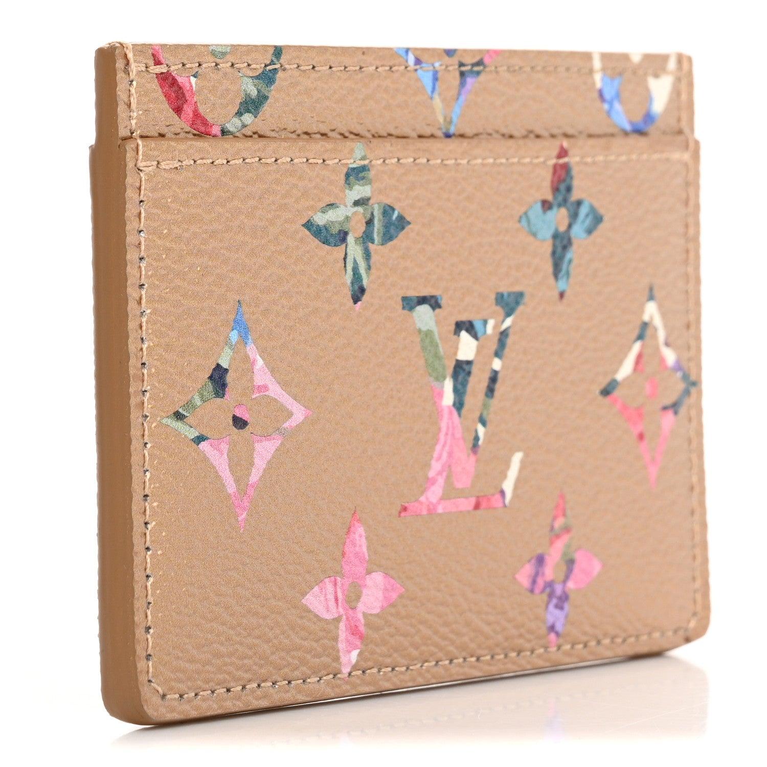 Louis Vuitton Metallic Monogram LV Garden Card Holder Gold 3 of 7