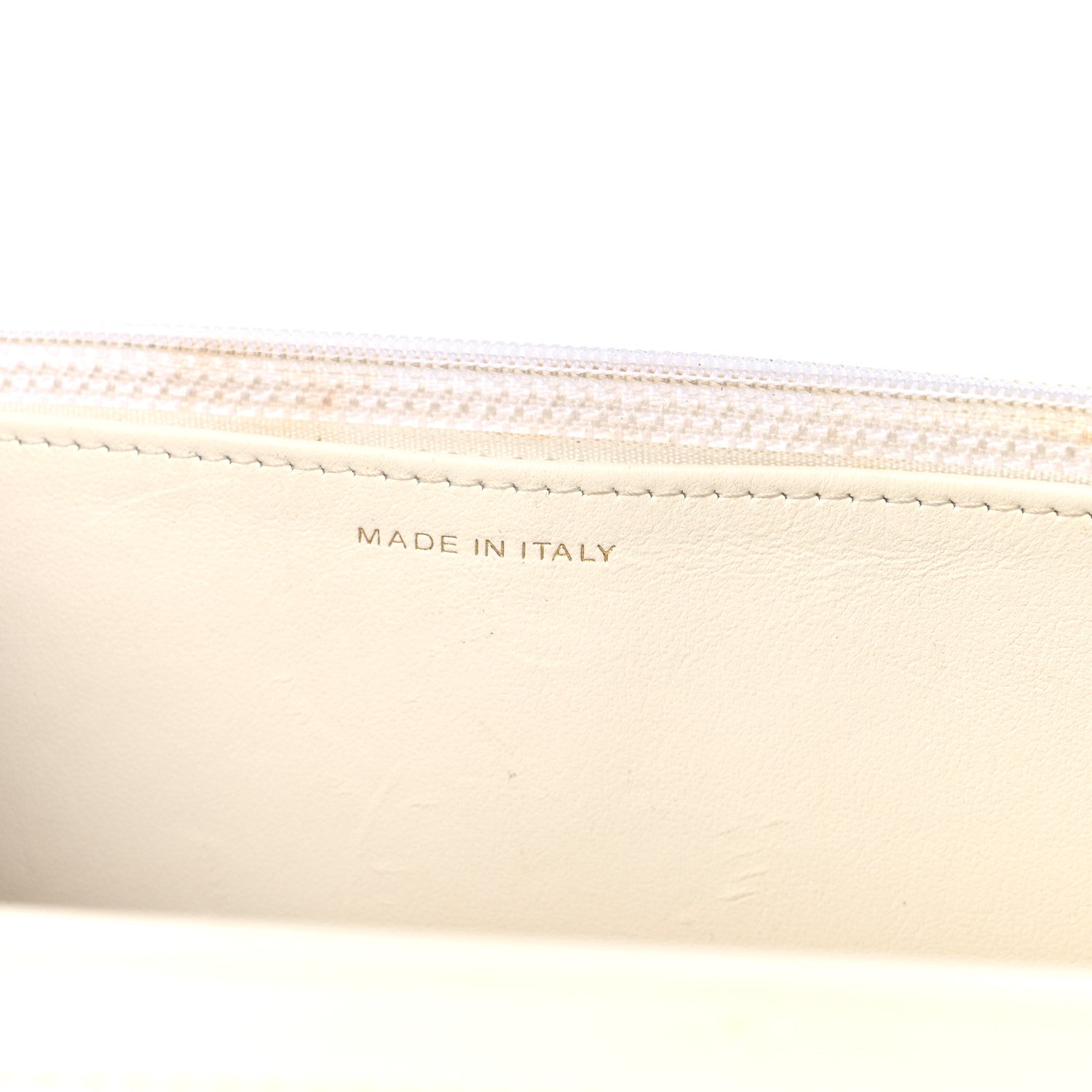 Chanel Caviar Quilted Boy Wallet On Chain WOC White 7 of 20