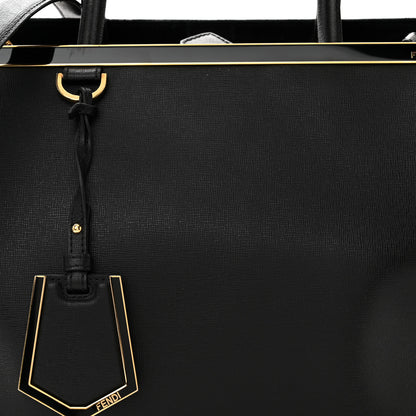 Fendi Vitello Elite Regular 2Jours Tote Black 8 of 10