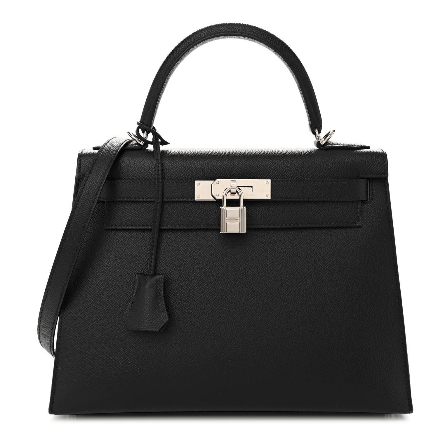 Hermes Epsom Kelly Sellier 28 Black 1 of 12