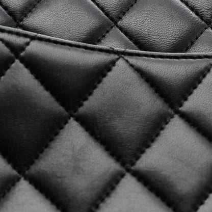 Chanel Lambskin Quilted Clutch With Chain Flap Black 13 of 14