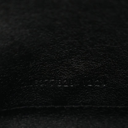 Saint Laurent Grain De Poudre Matelasse Chevron Monogram Chain Wallet Black 7 of 11