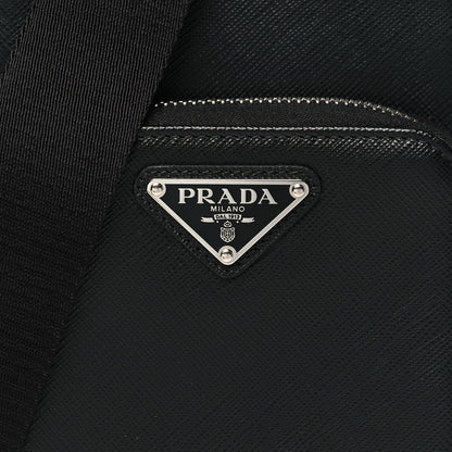 Prada Saffiano Smartphone Case Crossbody Black 8 of 10