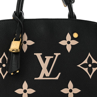 Louis Vuitton Empreinte Monogram Giant Montaigne BB Black Beige 7 of 9