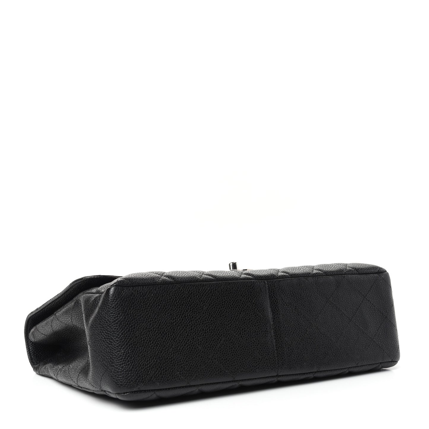 Caviar Quilted Jumbo Single Flap Black