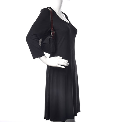 Fendi Suede Baguette Black 2 of 16