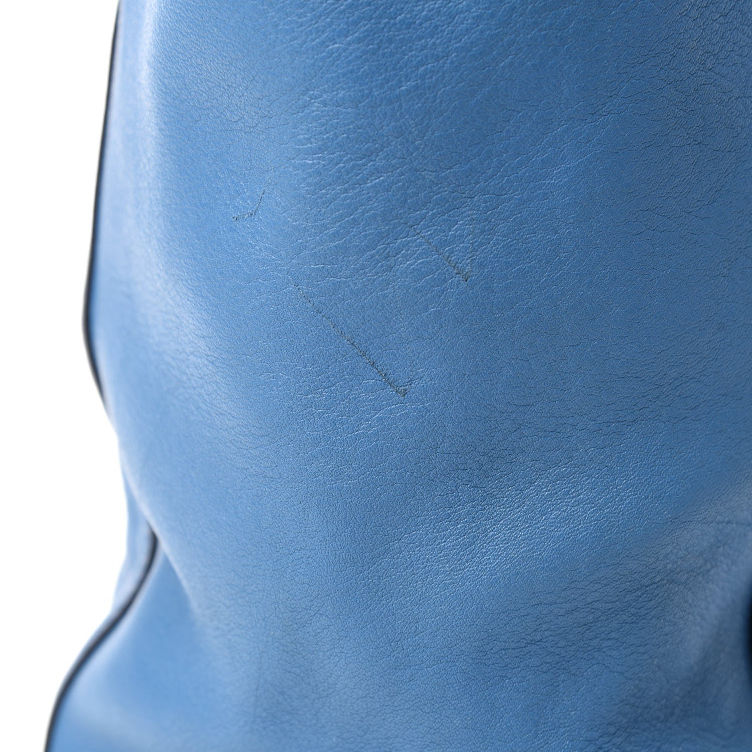 MCM Calfskin Tote Blue 9 of 16