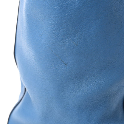 MCM Calfskin Tote Blue 9 of 16