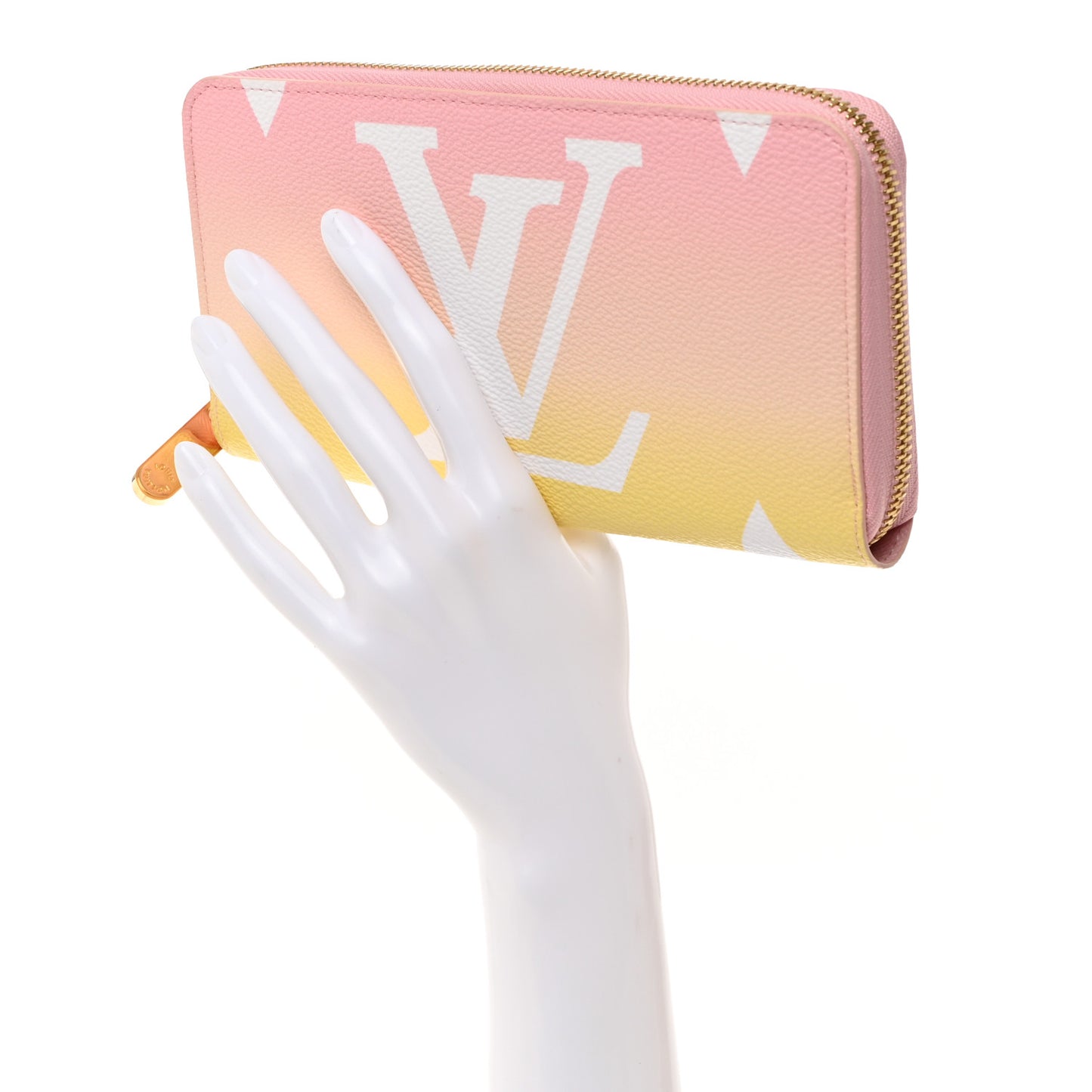 Monogram Giant By The Pool Zippy Wallet Light Pink