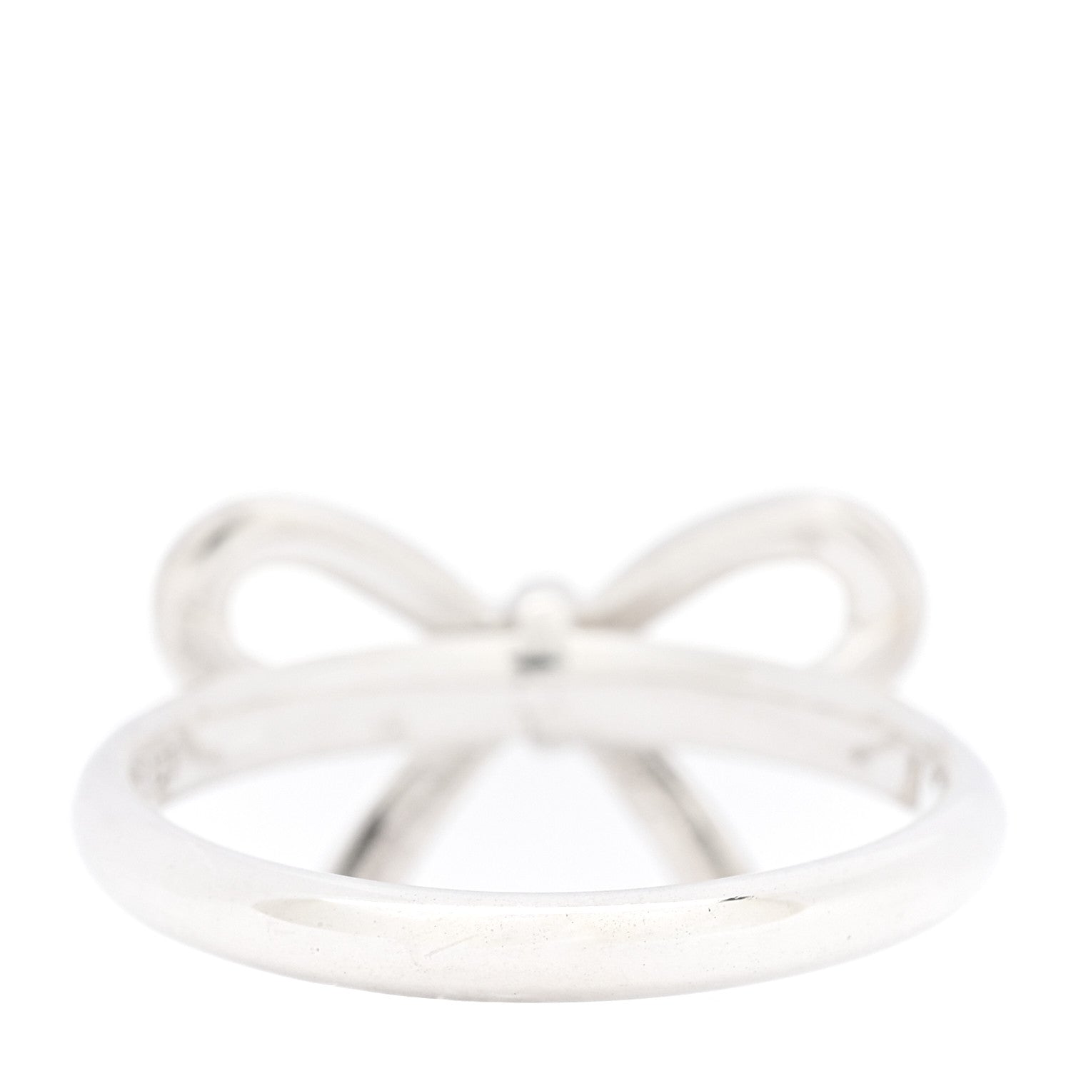 Tiffany Sterling Silver Bow Ring 48 4.5 3 of 4
