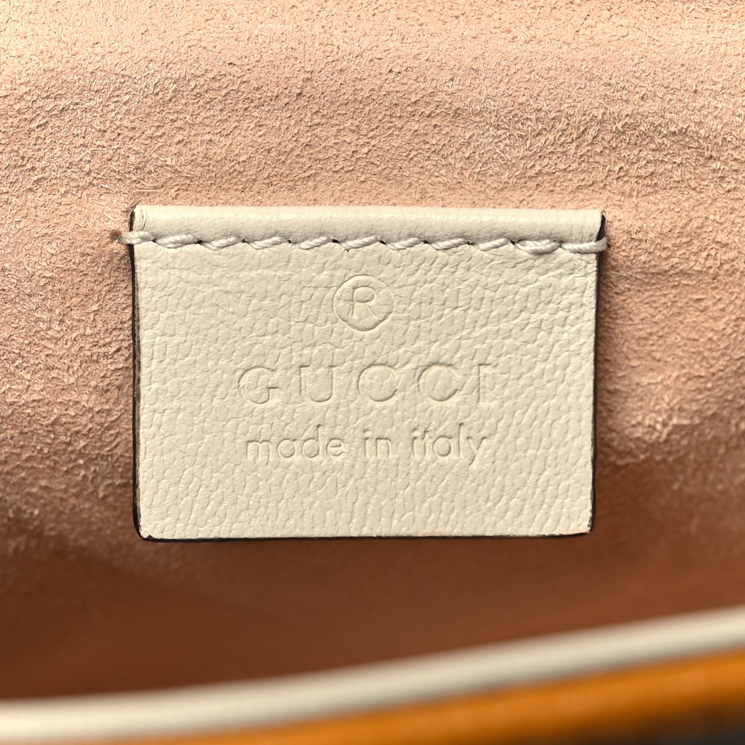 Gucci GG Supreme Monogram Calfskin Mini Padlock Flap Pocket Shoulder Bag Beige Mystic White Sun Oil 6 of 10