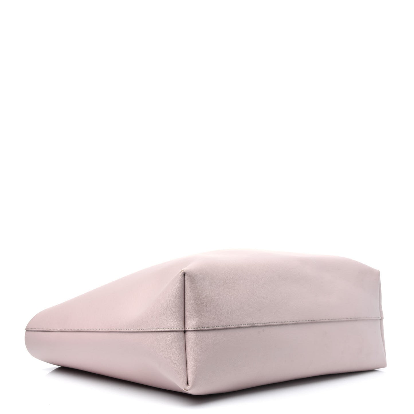 Calfskin Large Shopping Tote Pale Blush