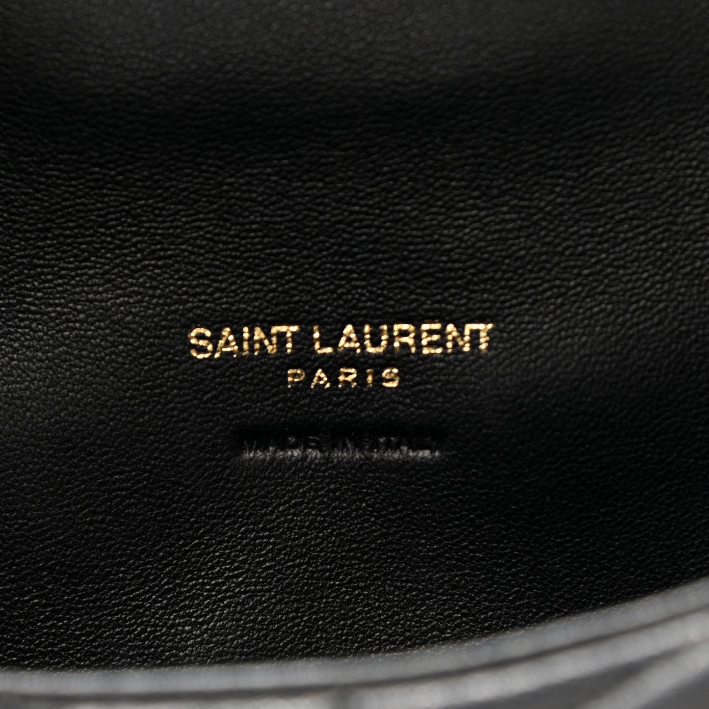 Lambskin Monogram Loulou Puffer Pouch Clutch Black