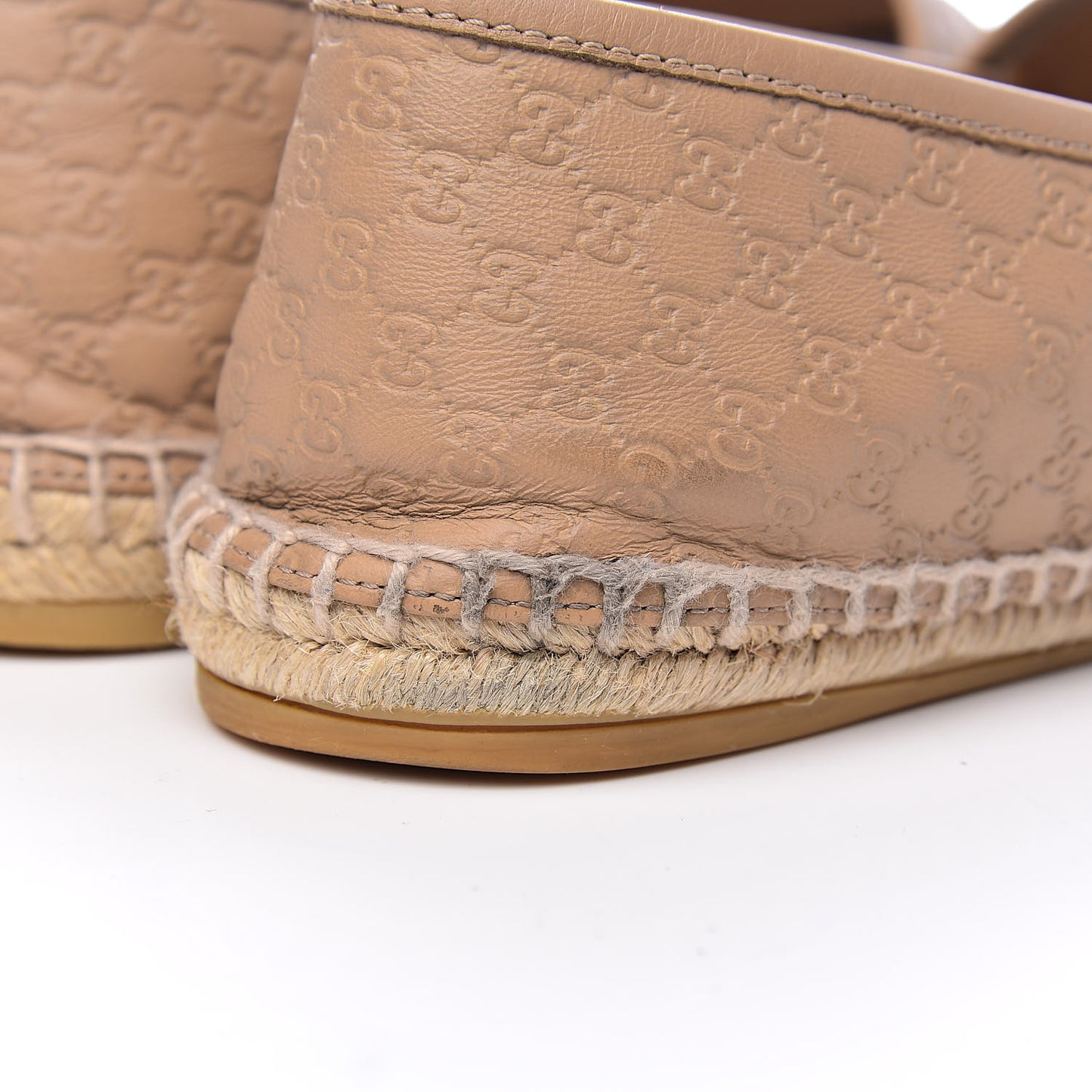 Guccissima Signature Espadrilles 40.5 Beige