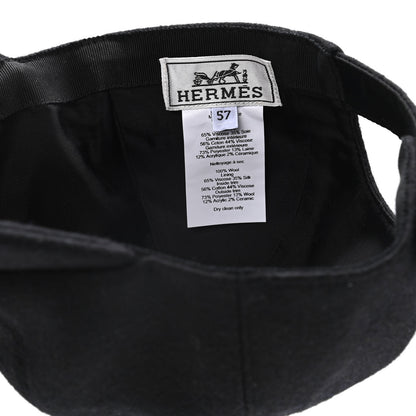 Hermes Wool Davis Varsity Cap 57 Black 5 of 7