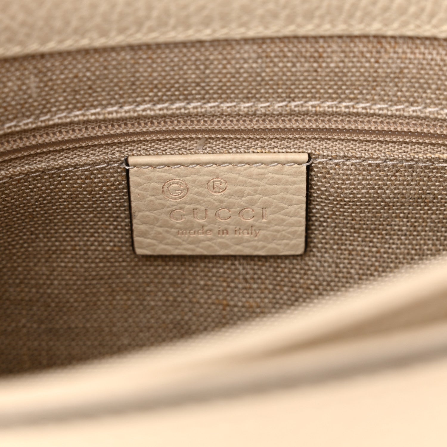 Gucci Dollar Calfskin Interlocking G Crossbody Bag Mystic White 6 of 15