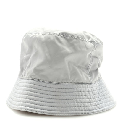 Prada Re-Nylon Metal Triangle Logo Womens Bucket Hat S Fiordaliso 3 of 7