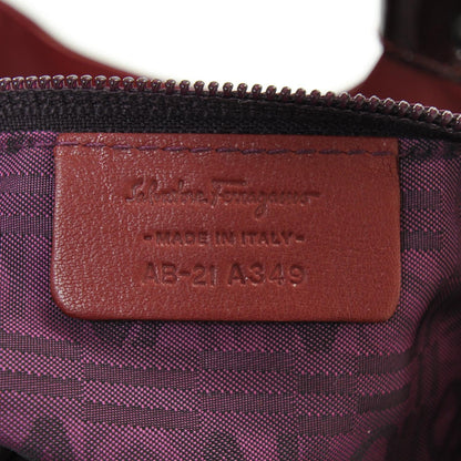 FASHIONPHILE SALVATOREFERRAGAMOPatentLeatherLargeGancioCelticoHobo 8 of 8