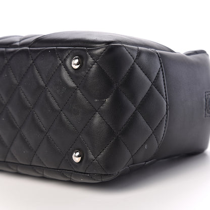 Chanel Calfskin Quilted Large Cambon Bowler Black 8 of 11