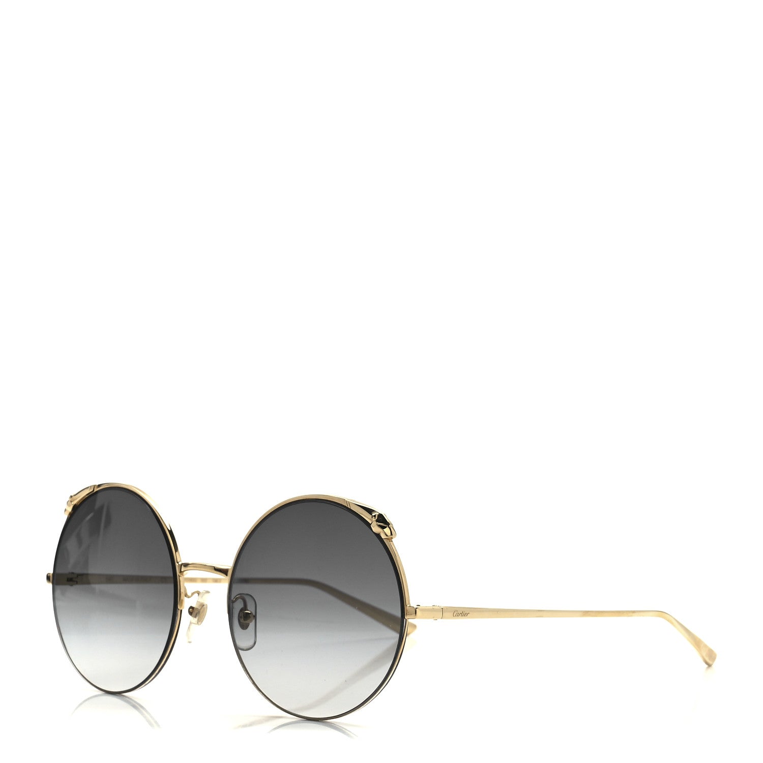 Cartier Panthere De Cartier Round Sunglasses CT0149S Gold 1 of 8