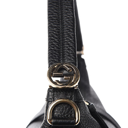 Gucci Pebbled Calfskin Small Miss GG Hobo Black 9 of 9