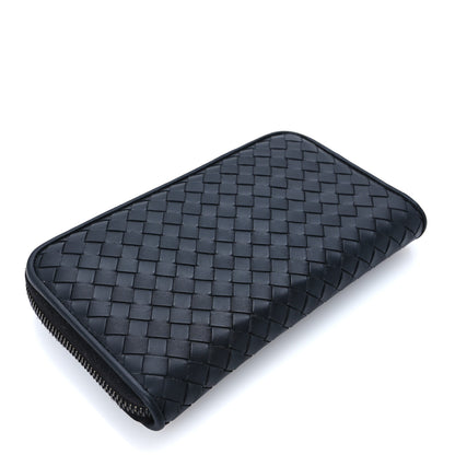 Bottega Veneta Nappa Intrecciato Zip Around Wallet Black 4 of 8