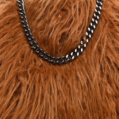 Stella McCartney Eco Fur Mini Falabella Tote Camel 8 of 10