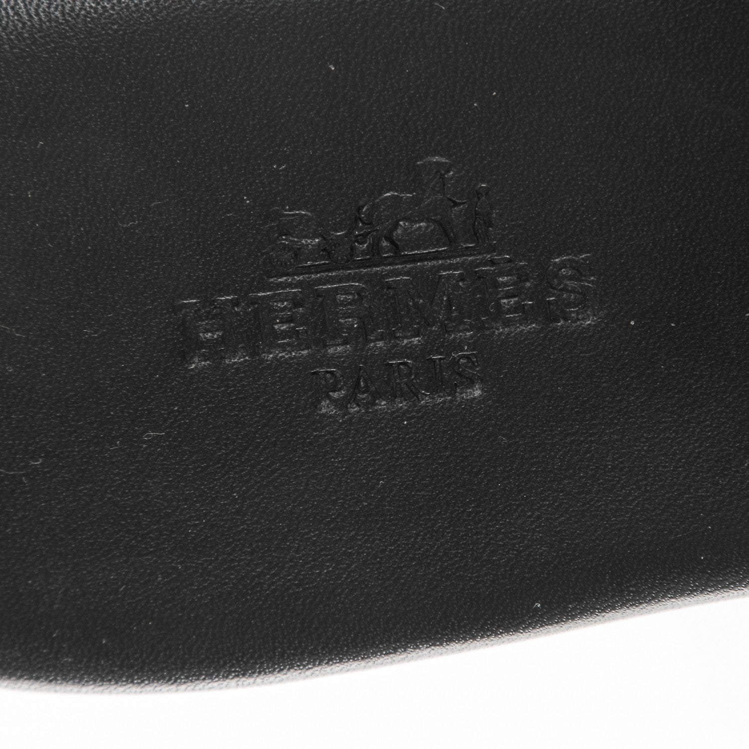 Hermes Nappa Calfskin Corfou Sandals 35 Black Lazulite 8 of 8