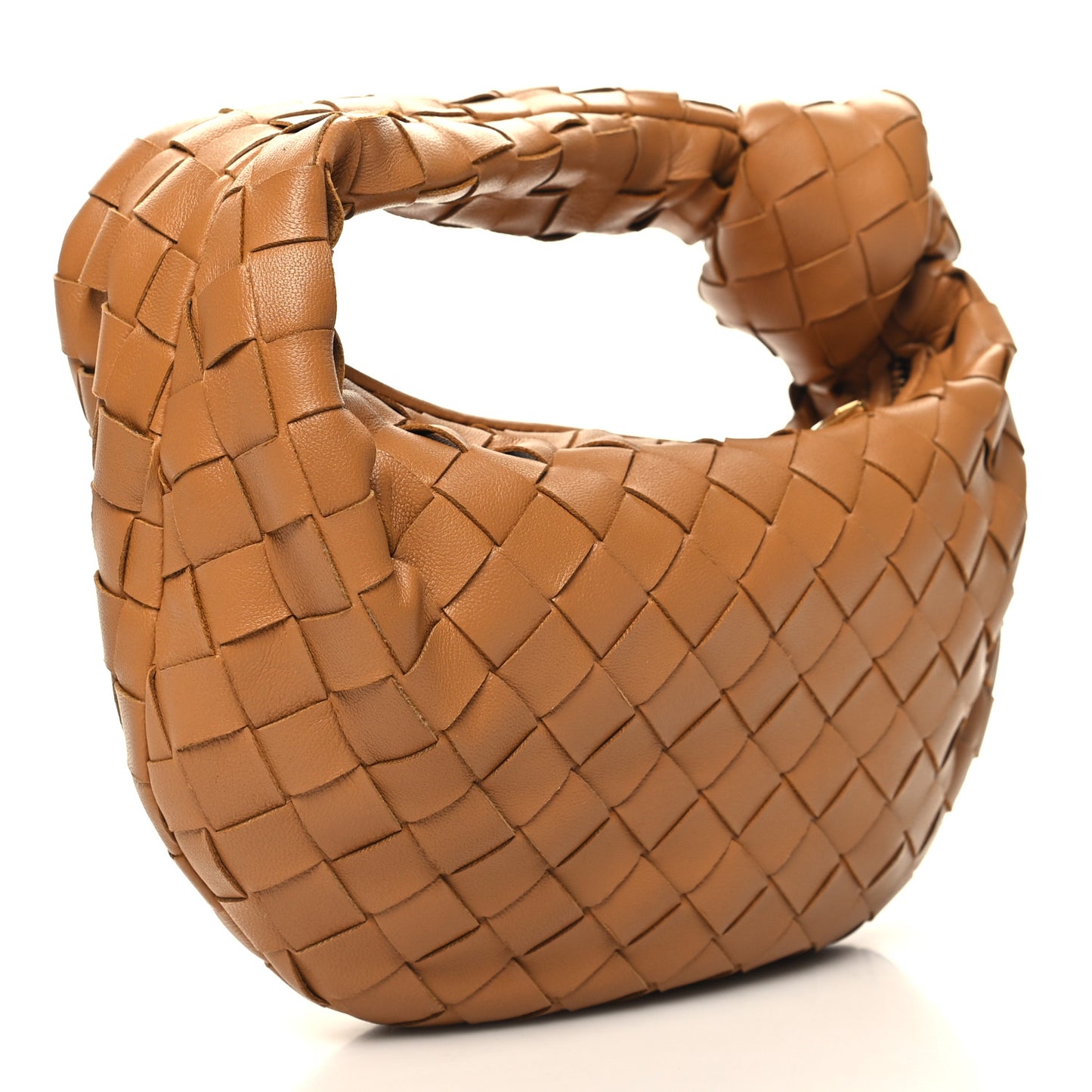 Nappa Intrecciato Mini Jodie Caramel