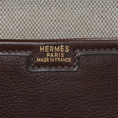 Hermes Evergrain Jige PM Clutch Havane 6 of 6