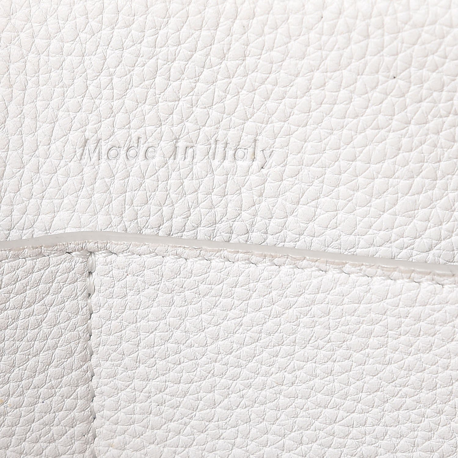 Celine Baby Grained Calfskin Small Tri-Fold Bag White 7 of 16