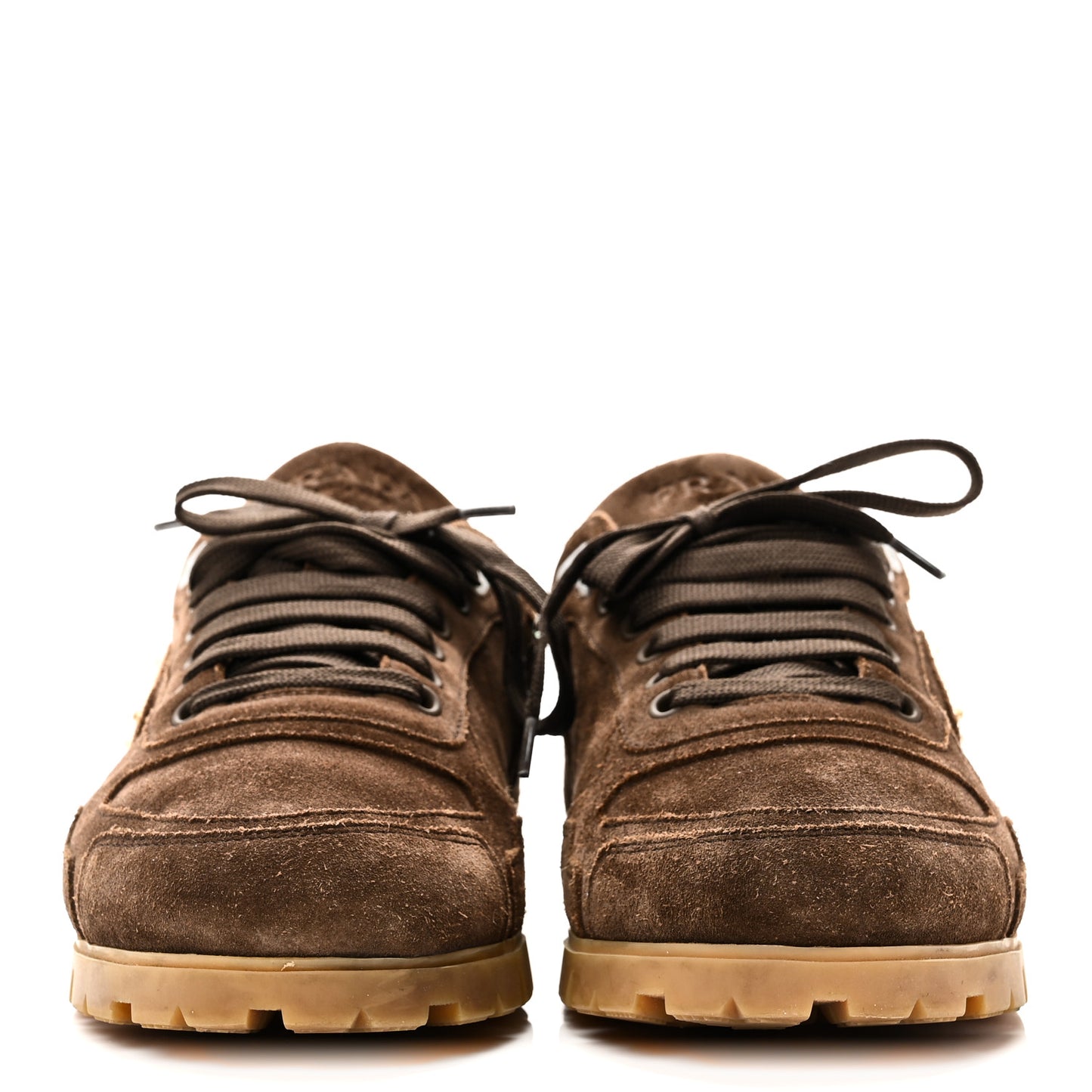Scamosciato Suede Triangle Mens Trail Sneakers 7 Moro