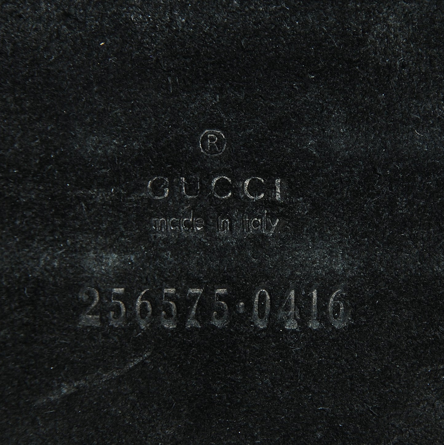 Rubber Guccissima Leather iPad Case Black
