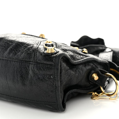 Balenciaga Agneau Giant 12 Gold Hardware Mini City Black 10 of 13