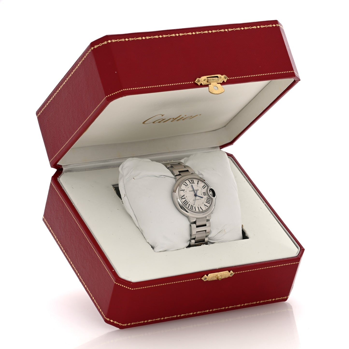 Stainless Steel 33mm Ballon Bleu De Cartier Automatic Watch