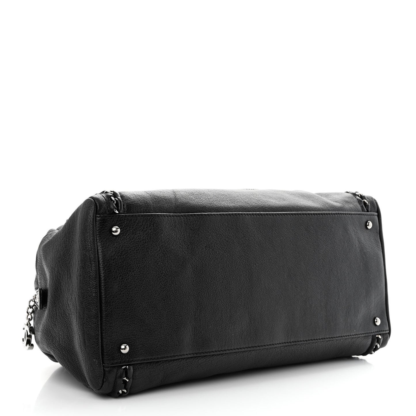 Smooth Calfskin Medium Luxe Ligne Bowler Black