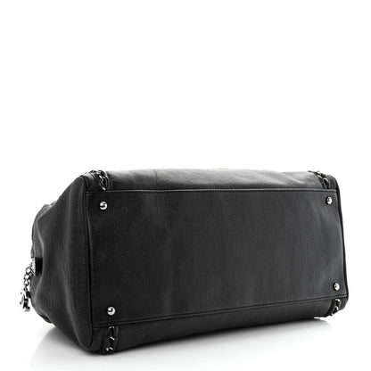 Chanel Smooth Calfskin Medium Luxe Ligne Bowler Black 4 of 10