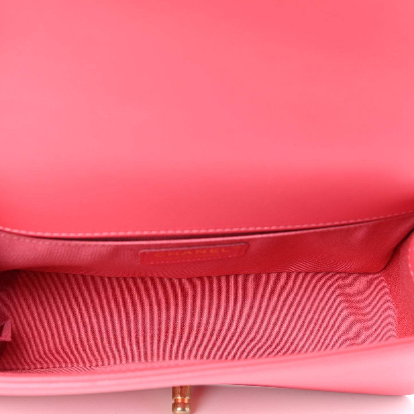 Calfskin Quilted Medium Boy Flap Pink