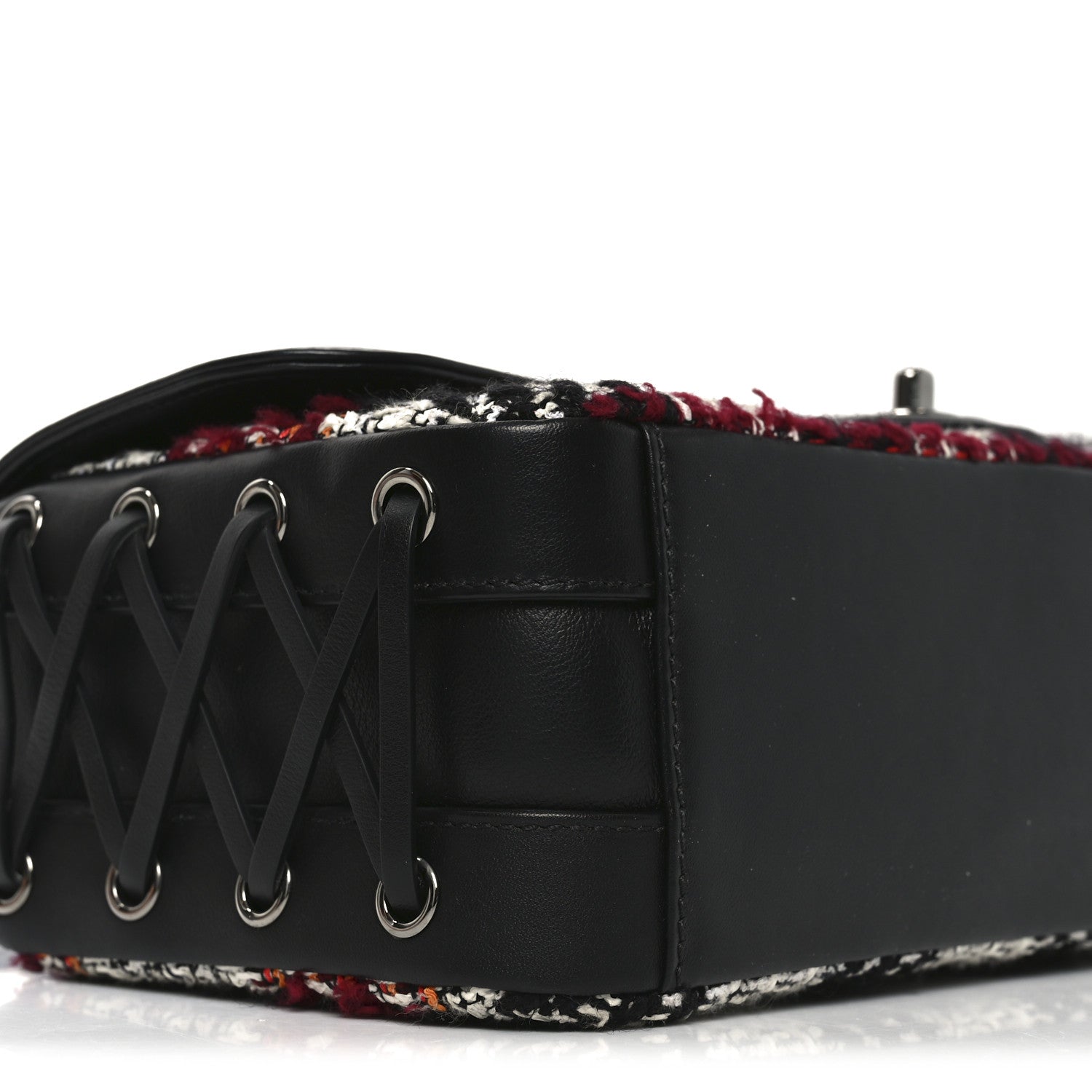 Chanel Tweed Quilted Calfskin Coco Corset Flap Multicolor 9 of 10