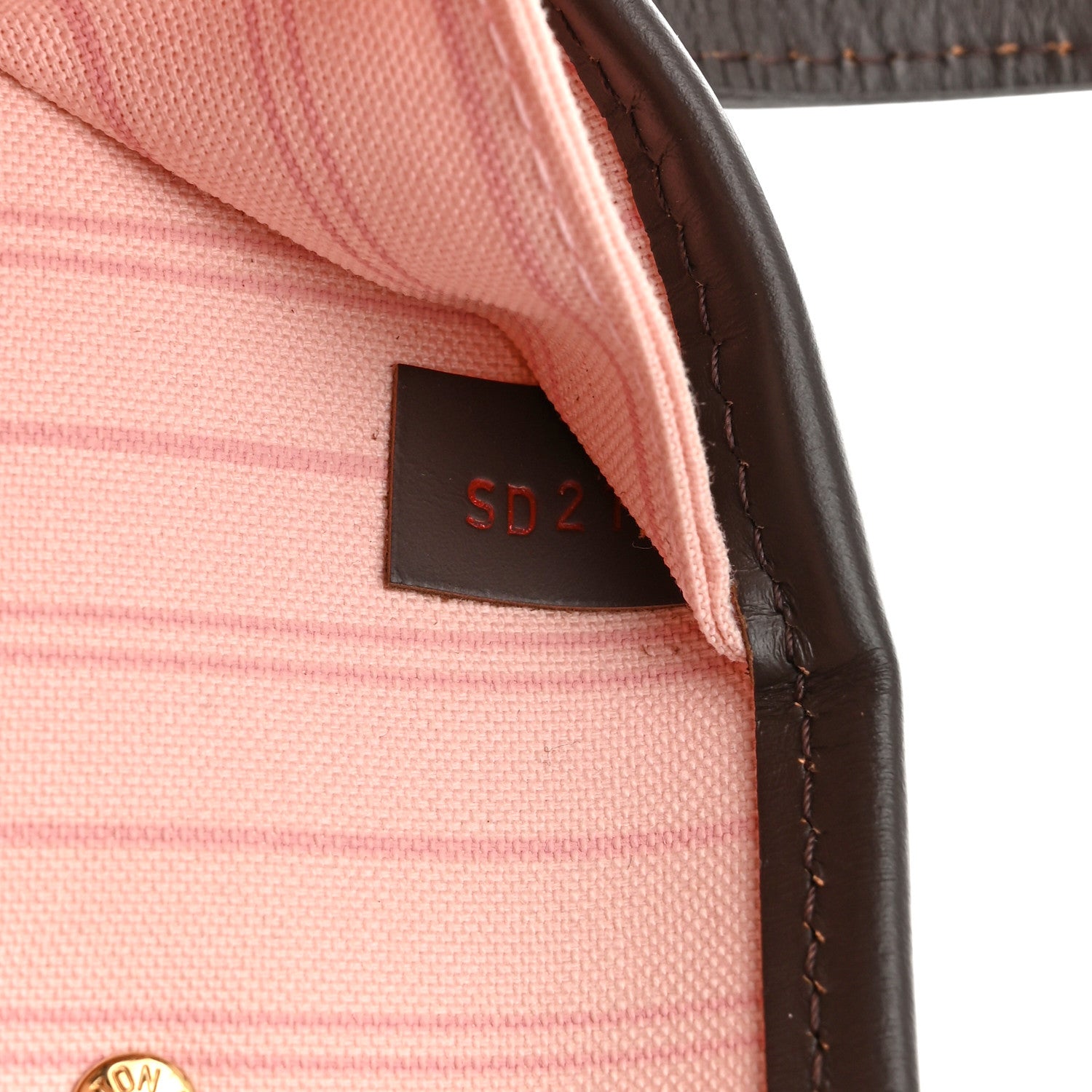 Louis Vuitton Damier Ebene Neo Neverfull MM Rose Ballerine 9 of 12