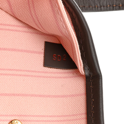 Louis Vuitton Damier Ebene Neo Neverfull MM Rose Ballerine 9 of 12