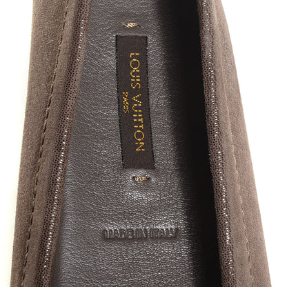 Louis Vuitton Iridescent Suede Oxford Loafers Metallic 37.5 6 of 7