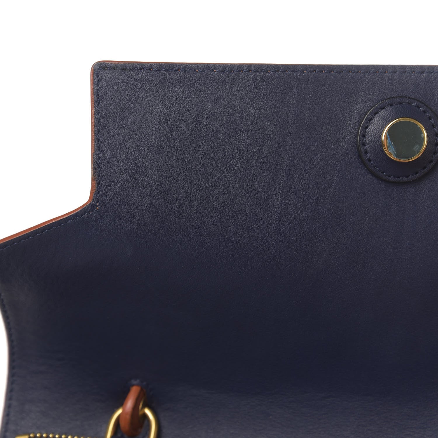 Celine Smooth Calfskin Large Bi-Color Belt Bag Midnight 8 of 16