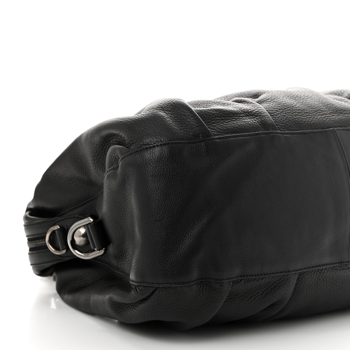 Calfskin Large Icon Bit Boston Black