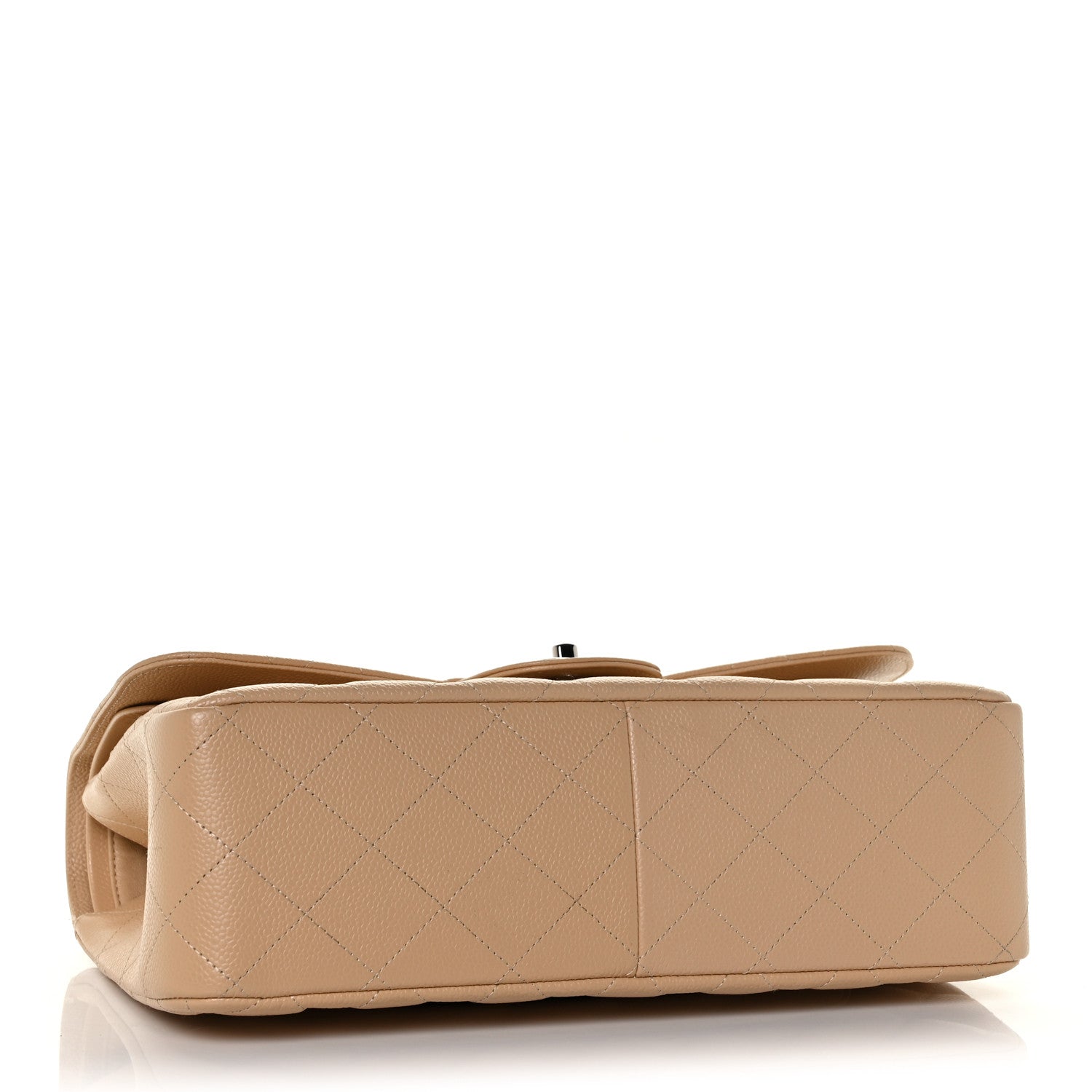 Chanel Caviar Quilted Jumbo Double Flap Beige 4 of 12
