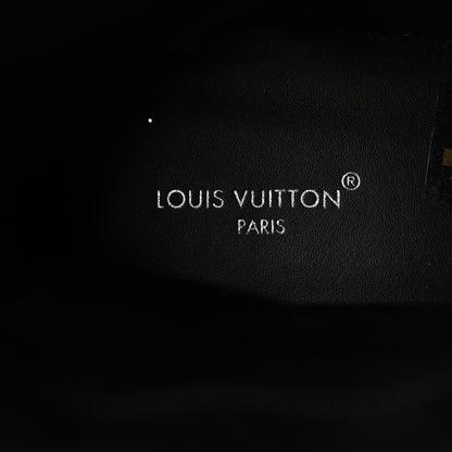 Louis Vuitton Denim Malletage Laureate Platform Desert Boots 39 Dark Blue 8 of 9