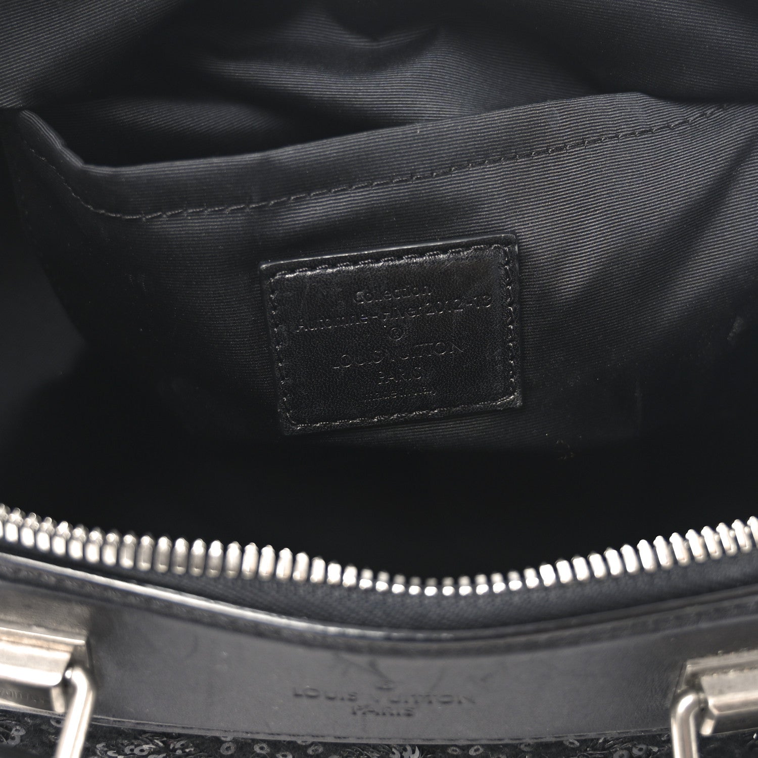 Louis Vuitton Sequin Monogram Sunshine Express Speedy Black 6 of 9