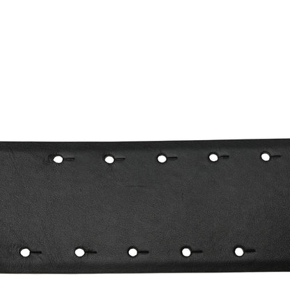 Versace Calfskin 65mm Virtus Wide Belt 85 34 Black 3 of 7
