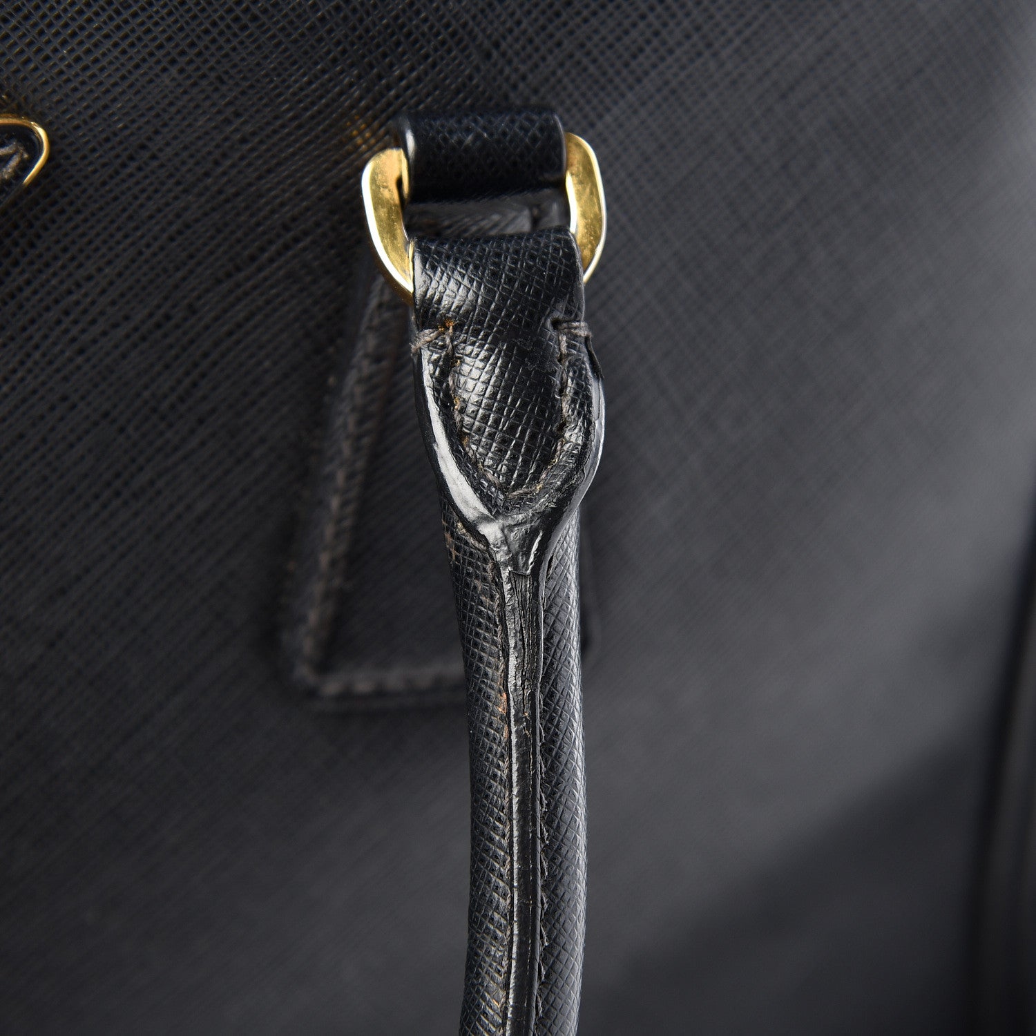 Prada Saffiano Small Galleria Double Zip Tote Black 29 of 30